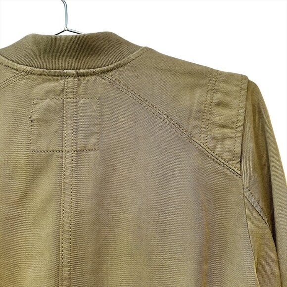 AMERICAN EAGLE Moto jacket - Women's Small - olive green - looks new! - Picture 8 of 11